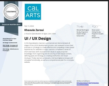 Certification